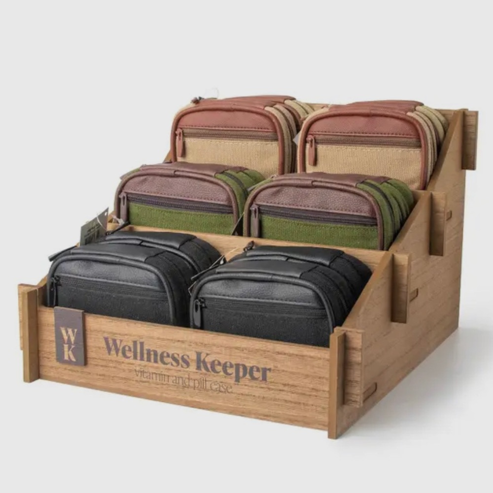 NEW Men’s pill & vitamin assortment case